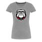 georgia • ladies dawg head - heather gray