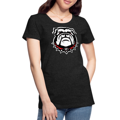 georgia • ladies dawg head - charcoal grey
