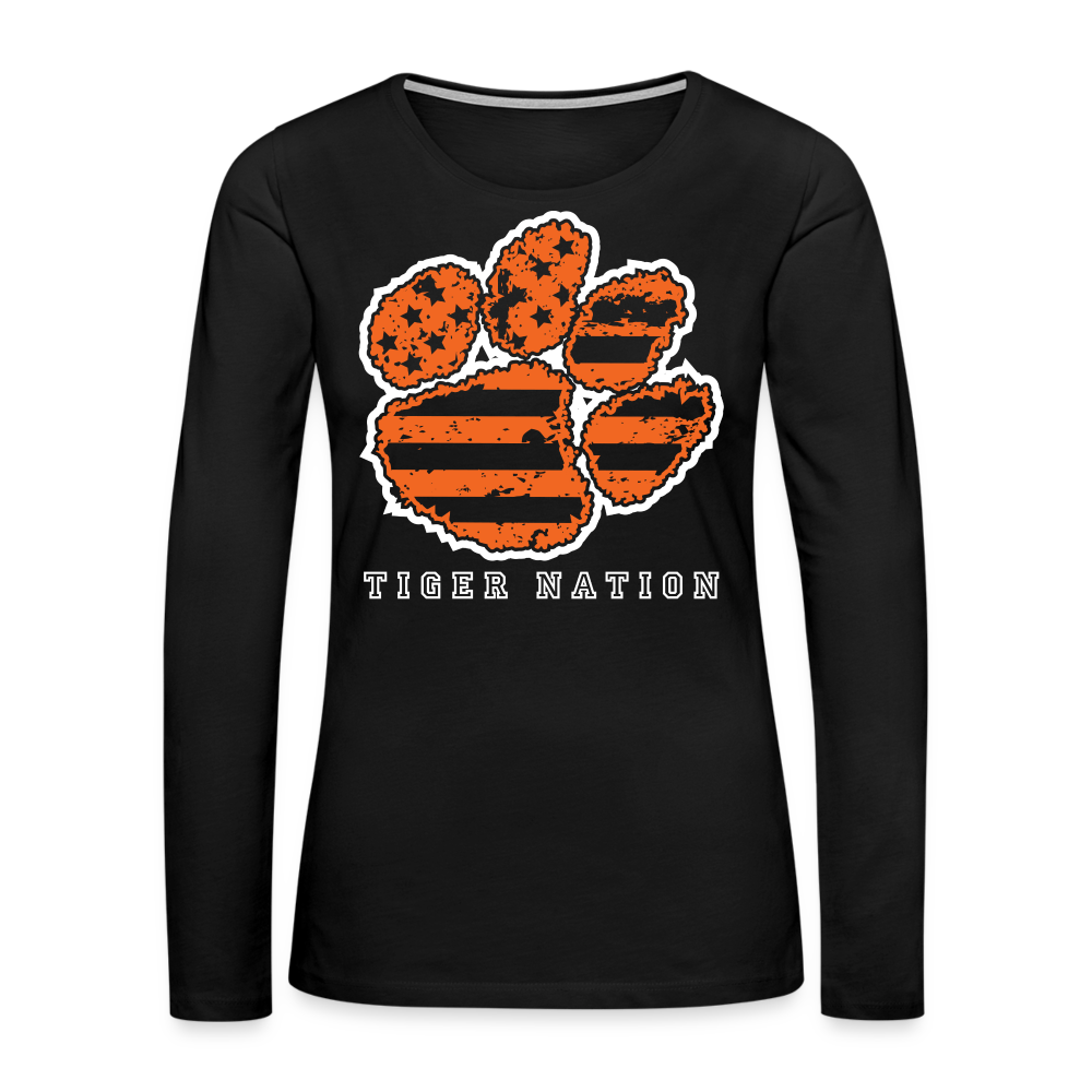 clemson • ladies tiger nation long sleeve - black