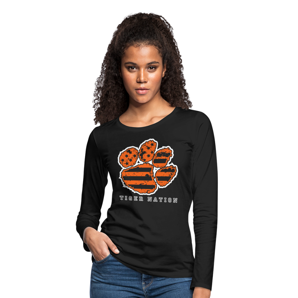 clemson • ladies tiger nation long sleeve - black