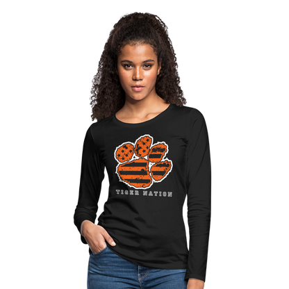 clemson • ladies tiger nation long sleeve - black