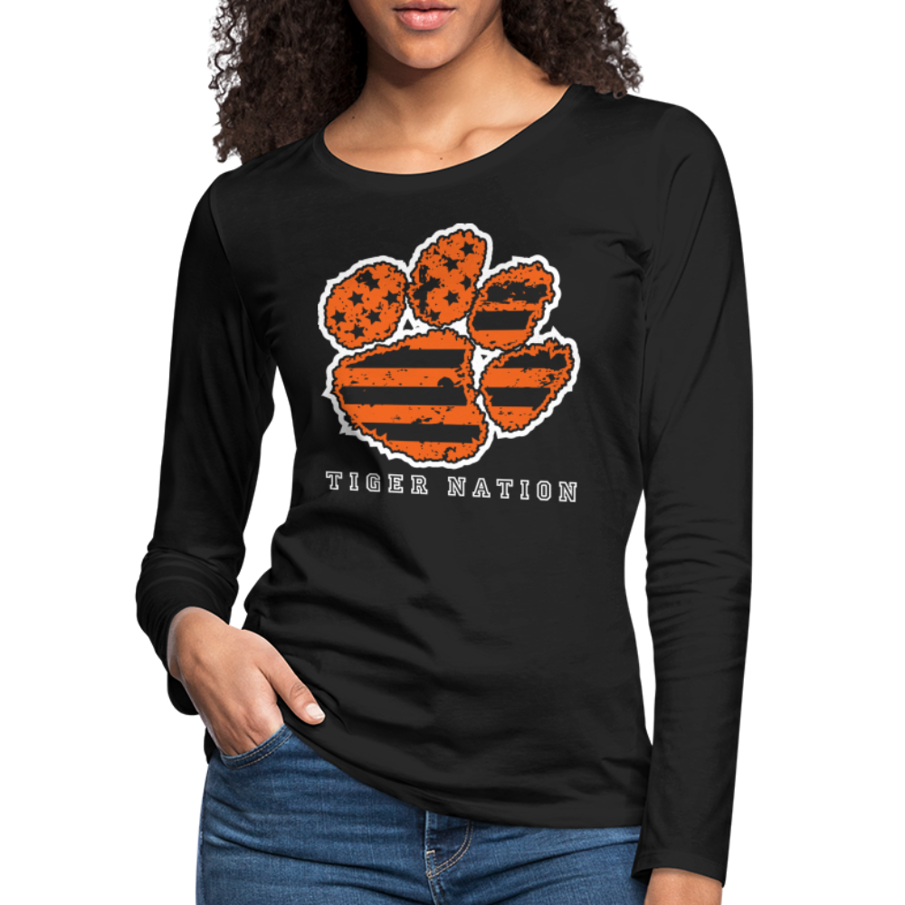 clemson • ladies tiger nation long sleeve - black