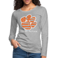 clemson • ladies tiger nation long sleeve - heather gray