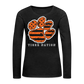 clemson • ladies tiger nation long sleeve - charcoal grey