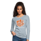 clemson • ladies tiger nation long sleeve - heather ice blue