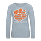 clemson • ladies tiger nation long sleeve - heather ice blue