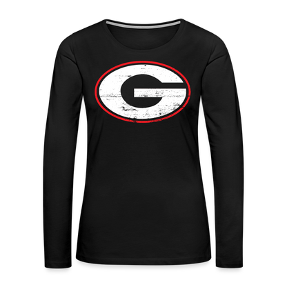 georgia • classic g long sleeve - black