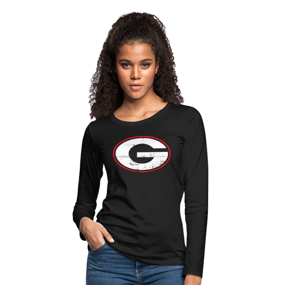 georgia • classic g long sleeve - black