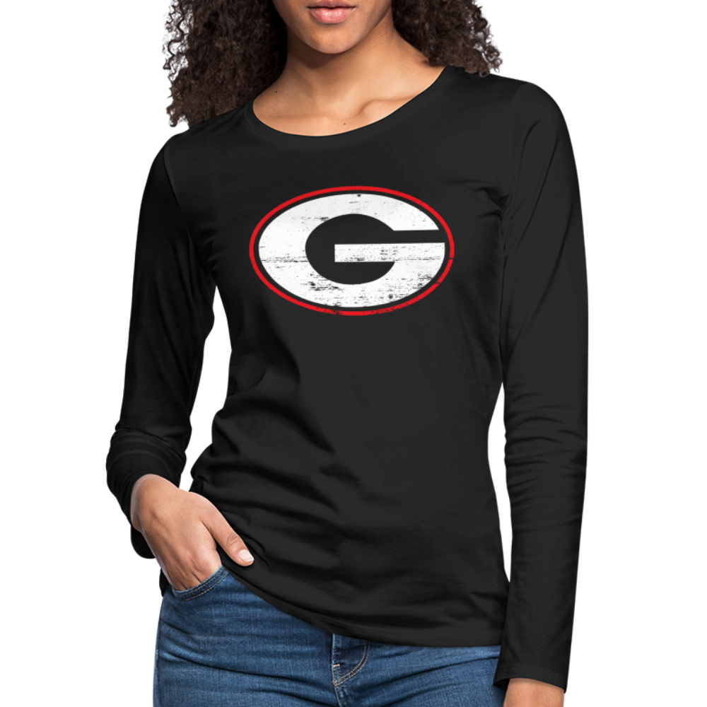 georgia • classic g long sleeve - black