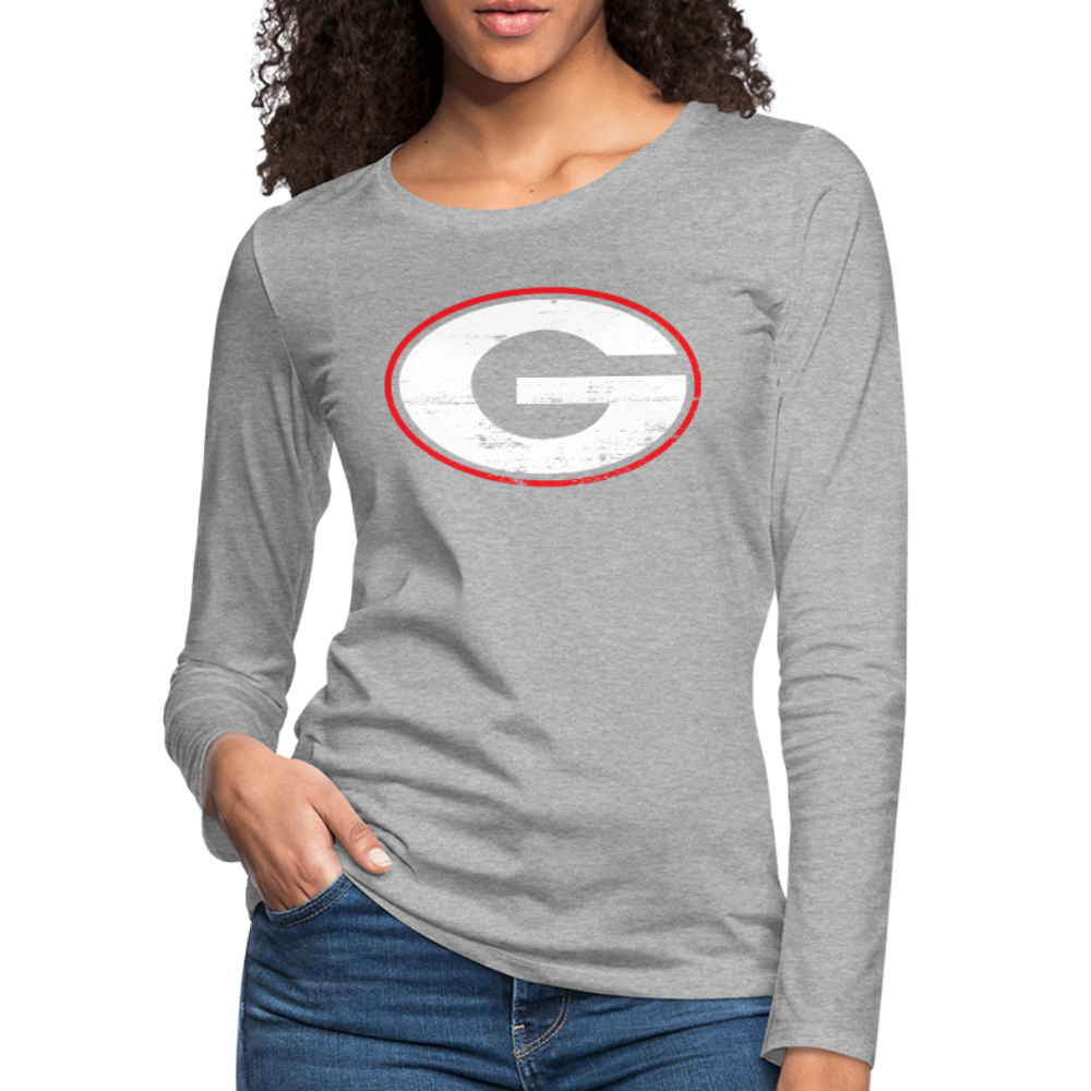 georgia • classic g long sleeve - heather gray