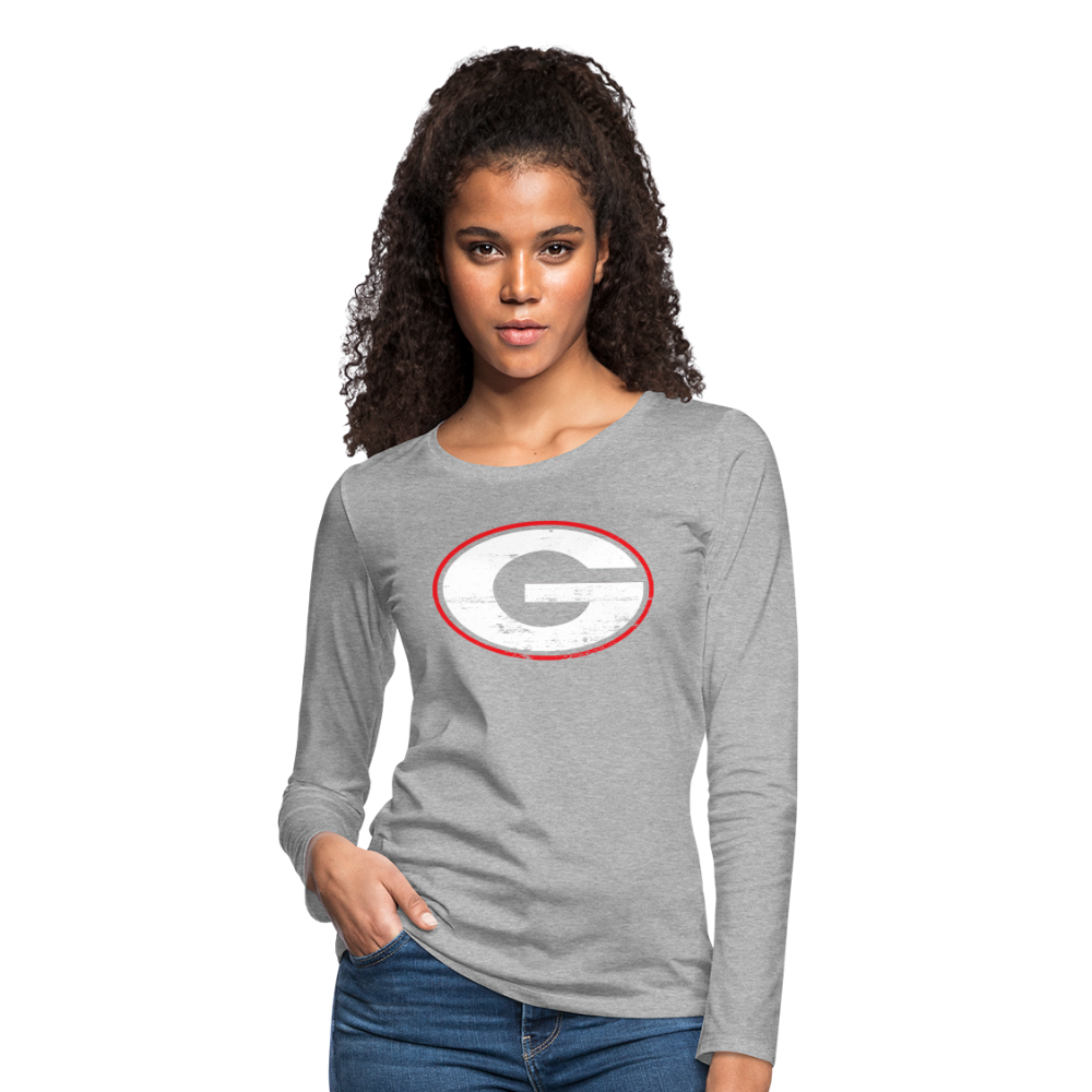 georgia • classic g long sleeve - heather gray