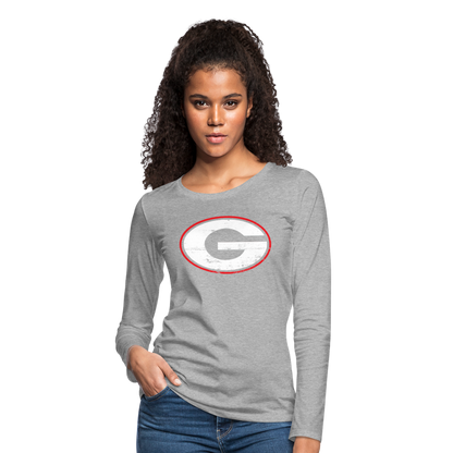 georgia • classic g long sleeve - heather gray
