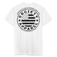 society essentials • flag logo (black) - white
