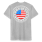 society essentials • flag logo (rwb) - heather gray