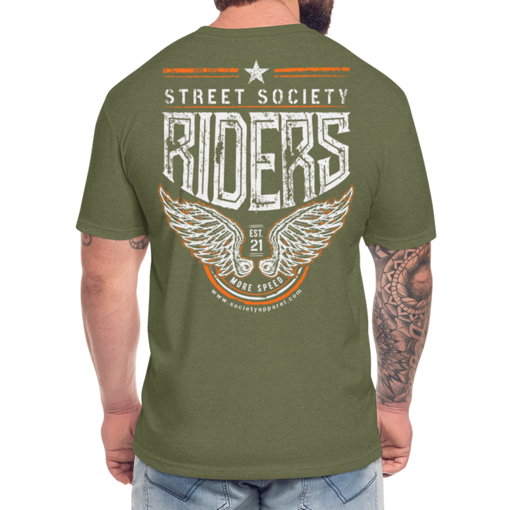 street society • riders - heather military green