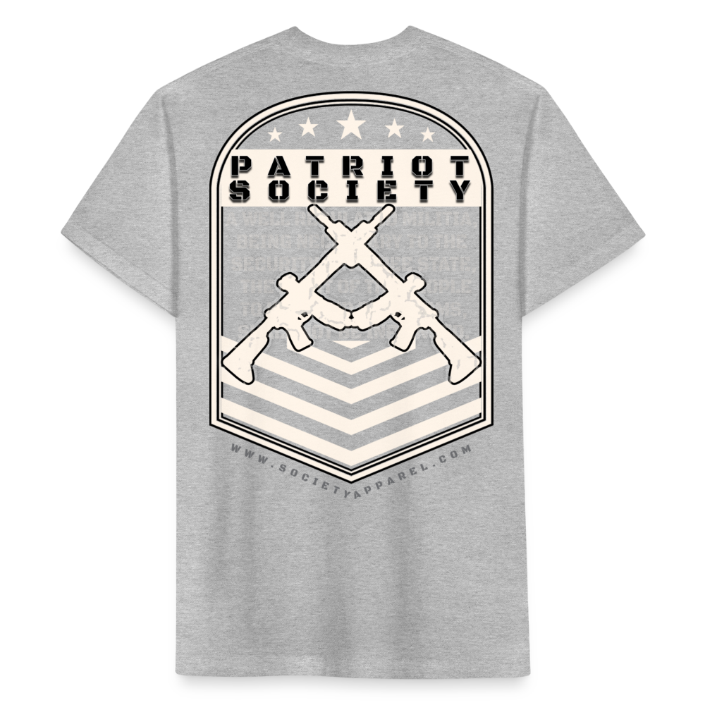 patriot society • 2a shield - heather gray