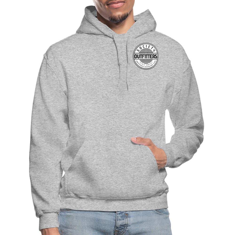 society outfitters • unfettered heavy duty hoodie - heather gray