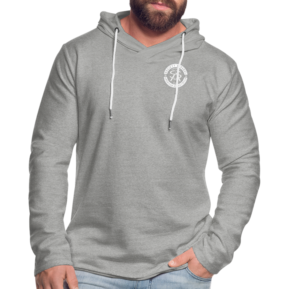 society essentials • sa badge terry hoodie - heather gray