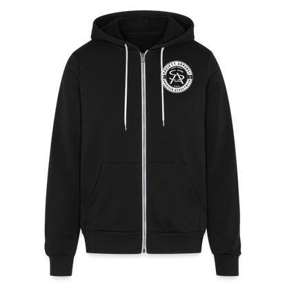 society essentials • sa badge premium hoodie - black