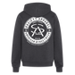 society essentials • sa badge premium hoodie - charcoal grey