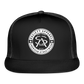 society essentials • sa badge trucker hat (white) - black/black