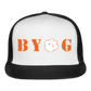 clemson • byog trucker hat - white/black