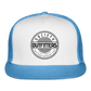 society outfitters • unfettered trucker hat - white/blue