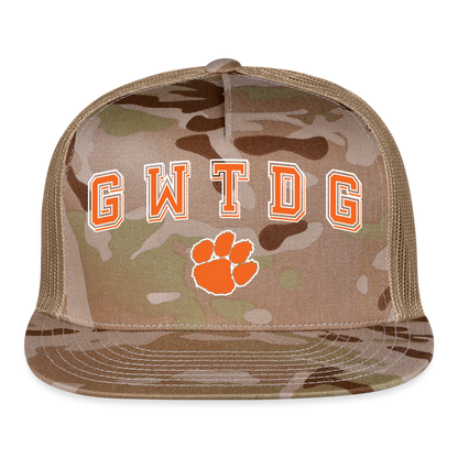 clemson • gwtdg trucker hat - multicam\tan