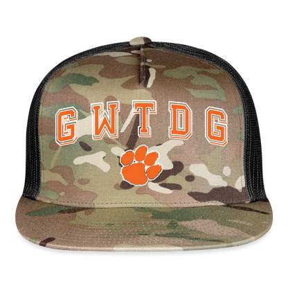 clemson • gwtdg trucker hat - multicam\black