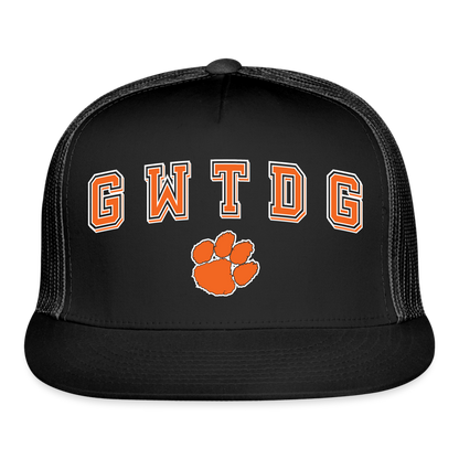 clemson • gwtdg trucker hat - black/black