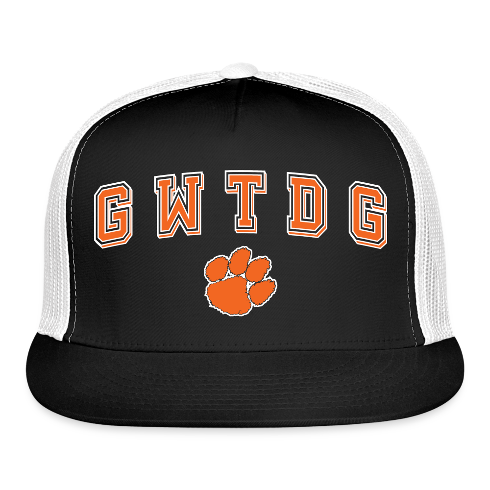 clemson • gwtdg trucker hat - black/white