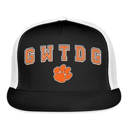 clemson • gwtdg trucker hat - black/white