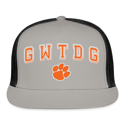 clemson • gwtdg trucker hat - gray/black