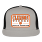 clemson • best is standard (white bg) trucker hat - gray/black