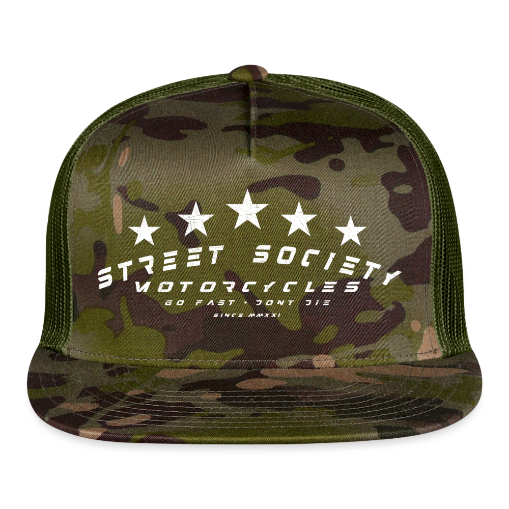 street society • don't die trucker hat - multicam\green