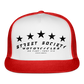 street society • don't die trucker hat (black) - white/red