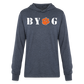 clemson • byog hoodie t-shirt - heather navy