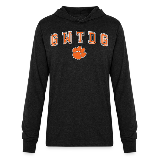 clemson • gwtdg hoodie t-shirt - heather black