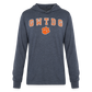 clemson • gwtdg hoodie t-shirt - heather navy