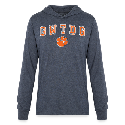 clemson • gwtdg hoodie t-shirt - heather navy