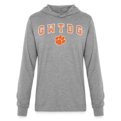 clemson • gwtdg hoodie t-shirt - heather grey