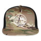 society essentials • white mountain patch trucker hat - multicam\black