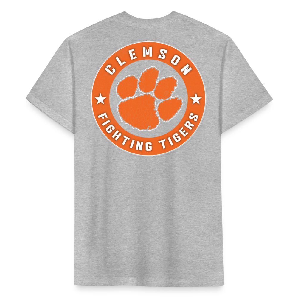 clemson • fighting tigers circle - heather gray