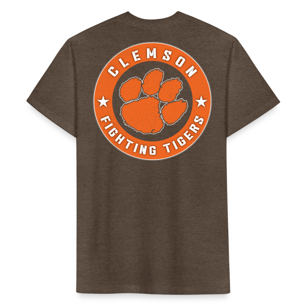 clemson • fighting tigers circle - heather espresso