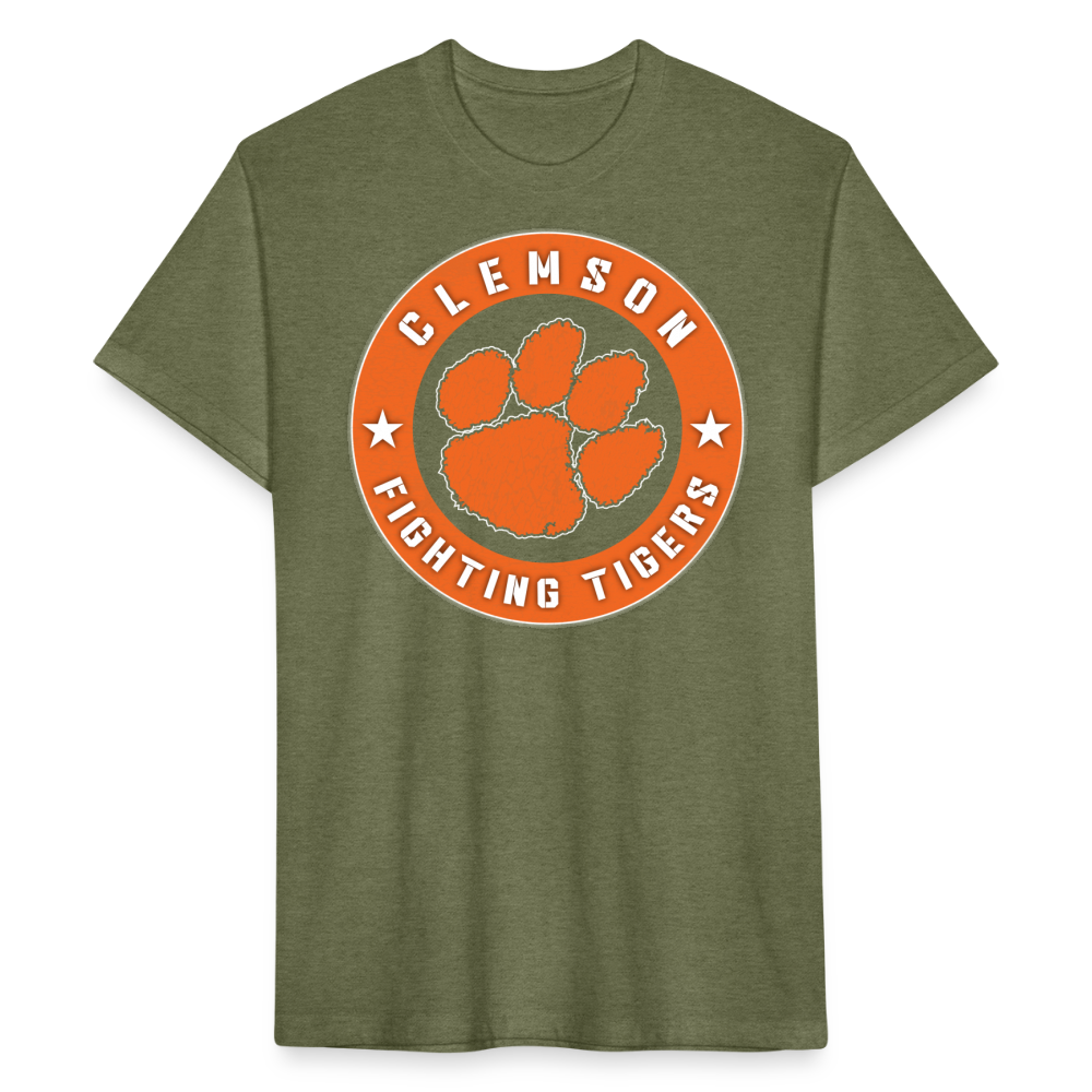 clemson • fighting tigers front - heather military green