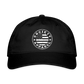 society essentials • unstructured circle flag hat (white) - black