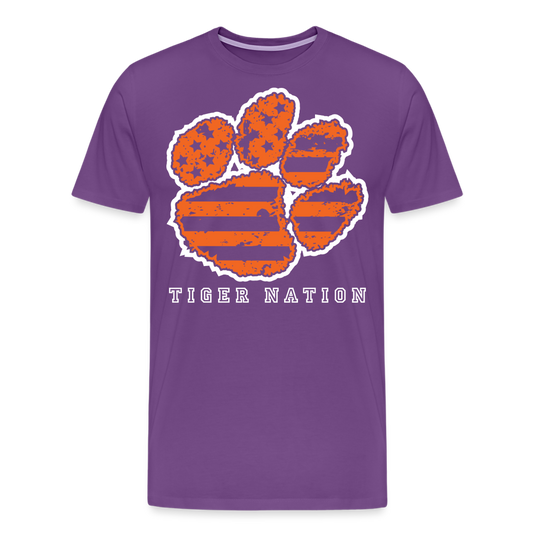 clemson • tiger nation (purple out) - purple