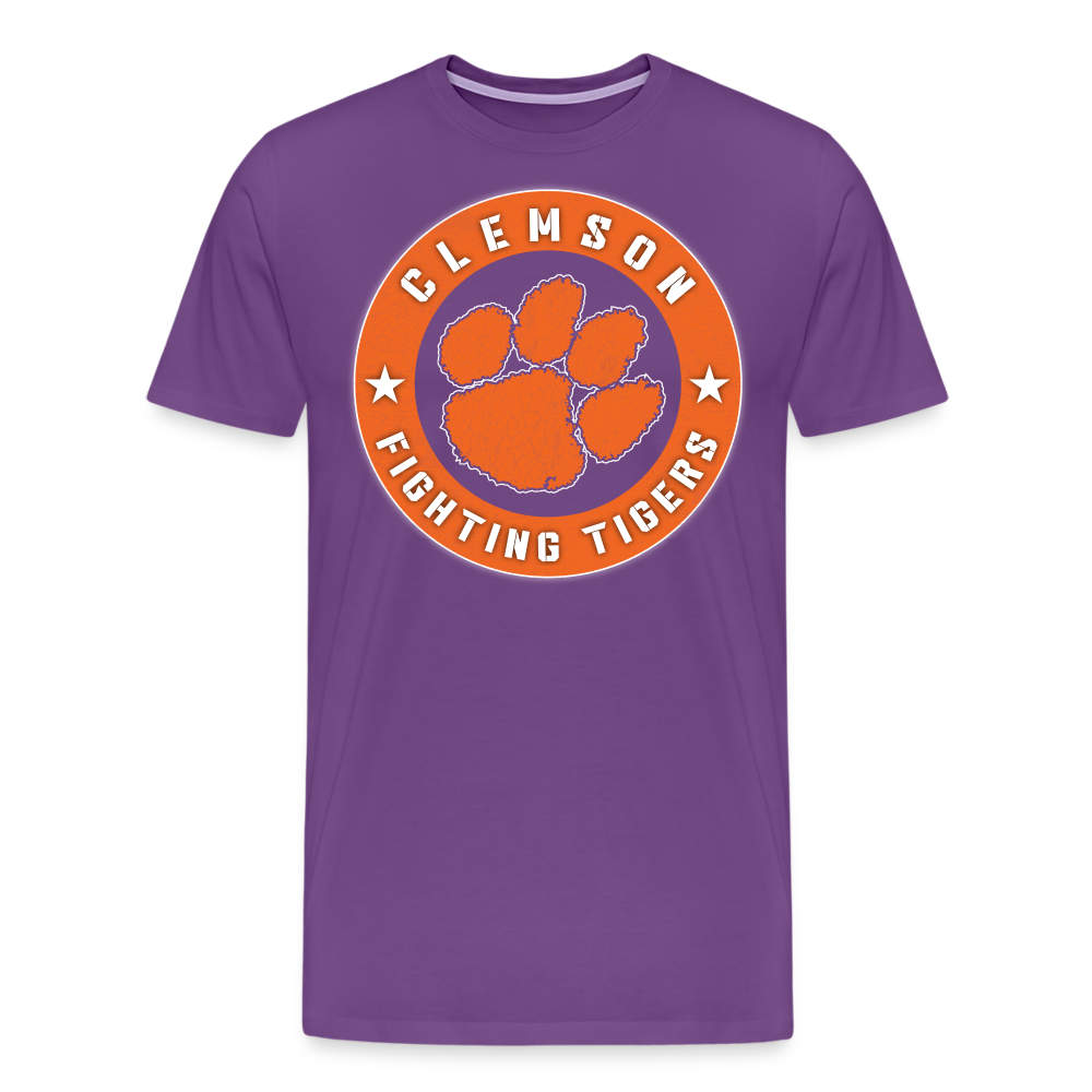 clemson • fighting tigers (purple out) - purple