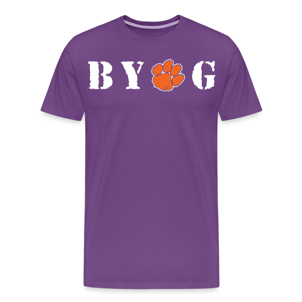 clemson • byog (purple out) - purple