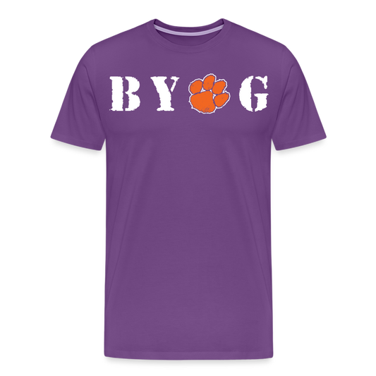 clemson • byog (purple out) - purple